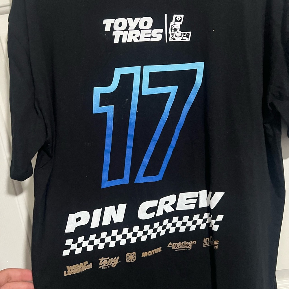 Black Racing Graphic T-Shirt